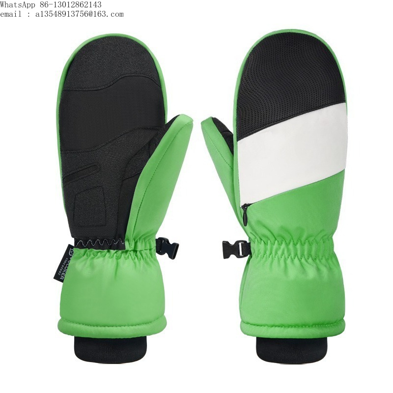 Ski Glove Waterproof - Luvas de esqui de lã espessa,