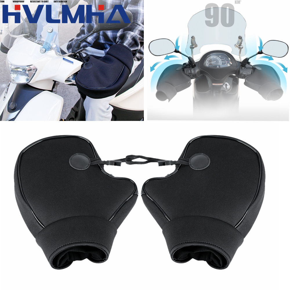 Heat Resistant Glove - Motocicleta grosso quente guiador muff scooter