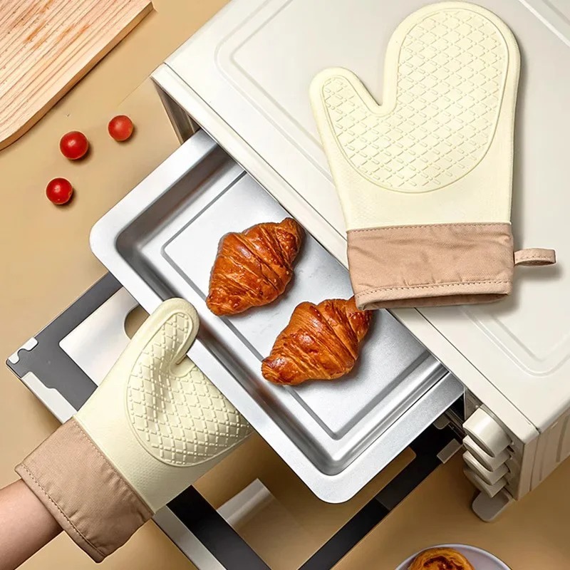 Luvas de Silicone Resistentes  - Oven Mitt Silicone avaliação e preço