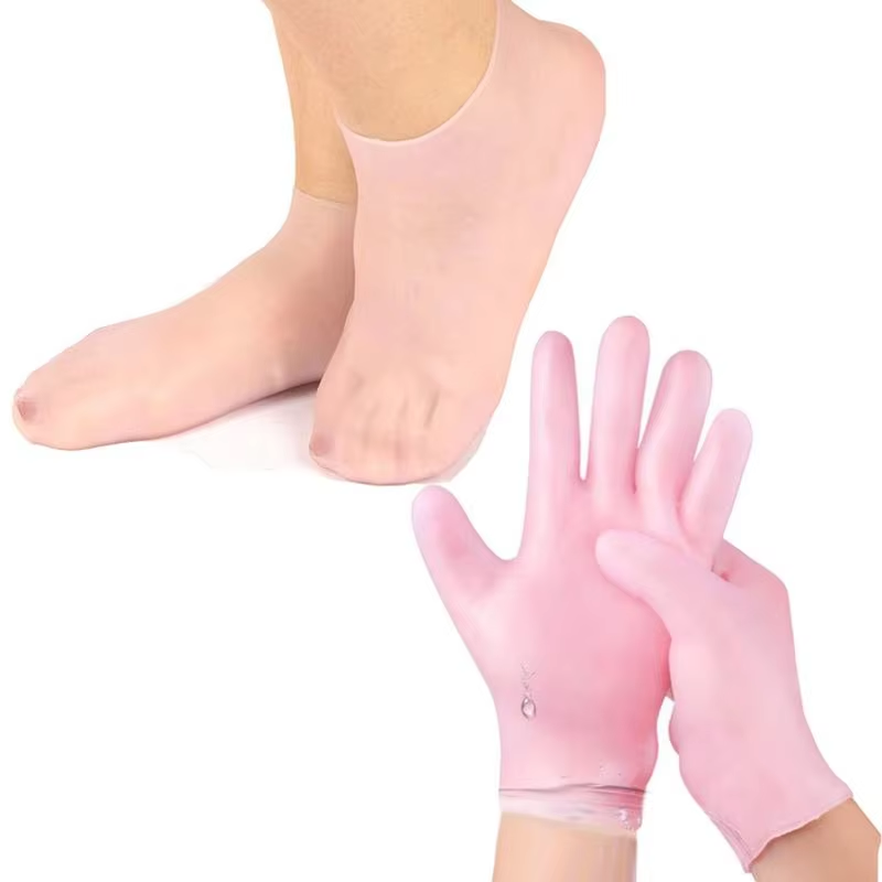 1 par de meias de silicone par - Latex Disposable Glove avaliação e preço