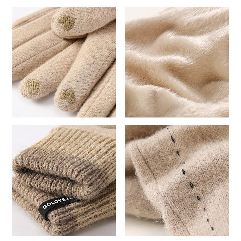 Novas luvas de inverno feminin - Wool Glove Lined avaliação e preço