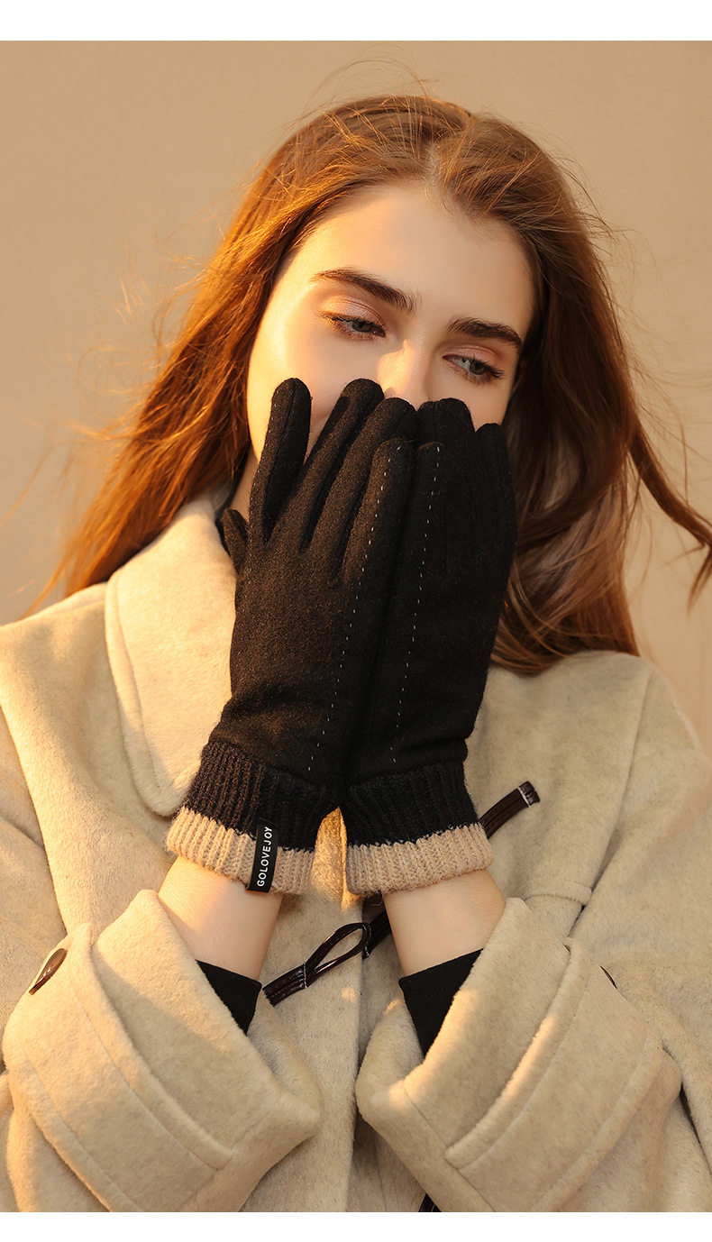 Novas luvas de inverno feminin - Wool Glove Lined avaliação e preço