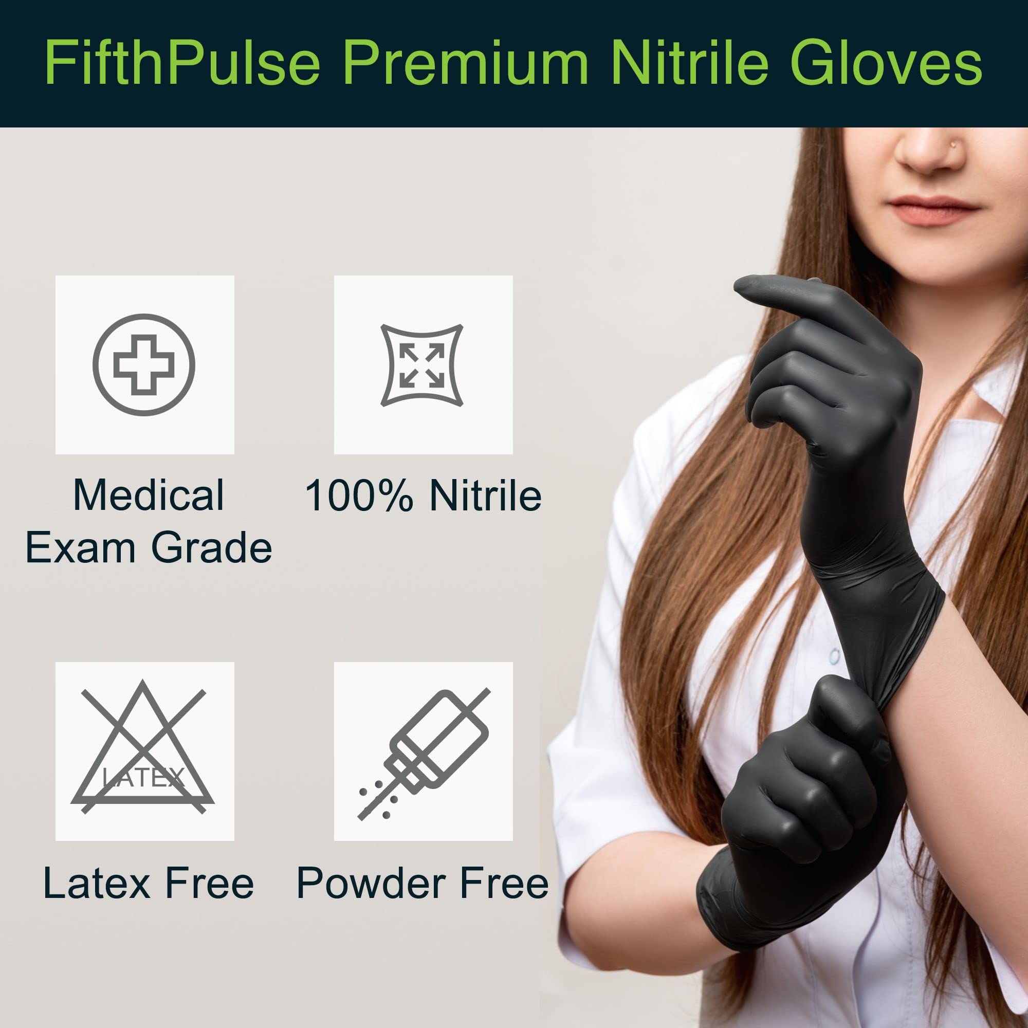 100-800 Unidades de Luvas Desc - Exam Glove Nitrile avaliação e preço