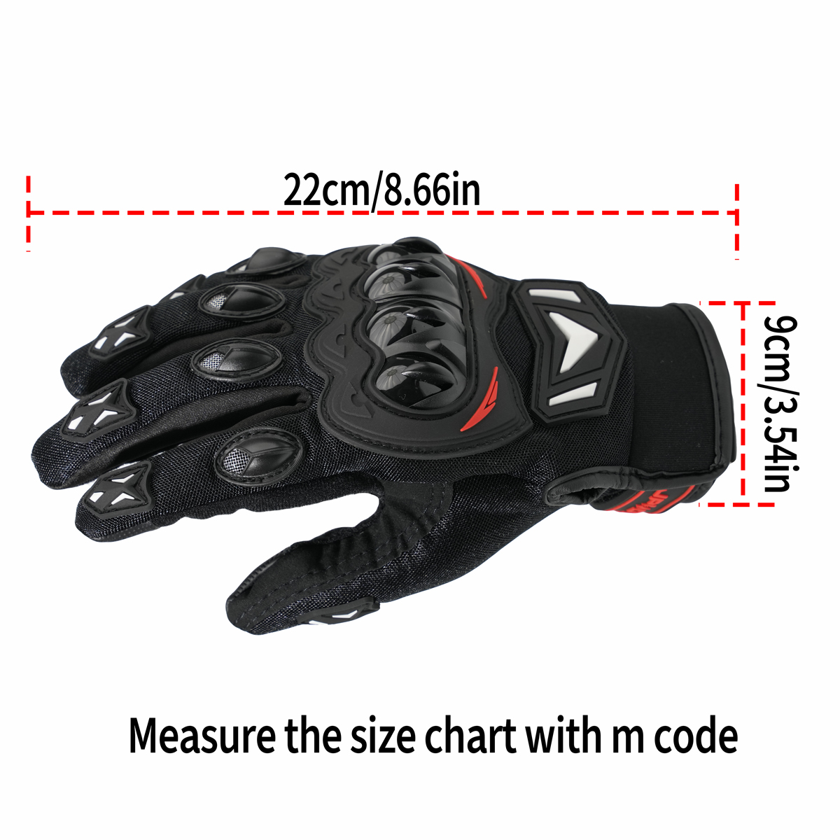 Luvas de motociclismo para o v - Motorcycle Glove Knuckle avaliação e preço